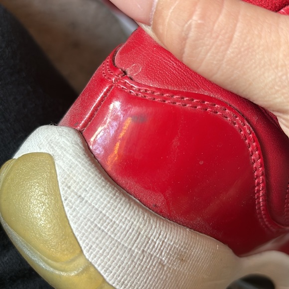 Red air Jordan 11s - Picture 7 of 13